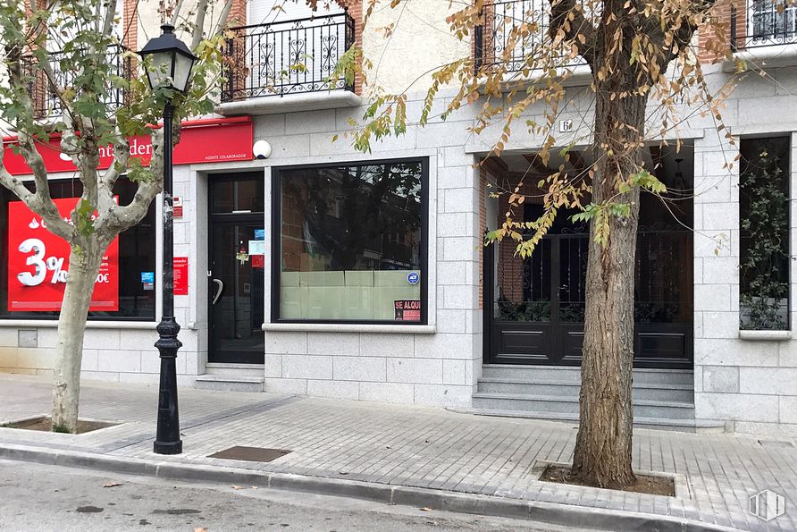 Retail for rent at Paseo Santa Teresa, 6, Navas del Rey, Madrid, 28695 with window, building, tree, branch, road surface, sidewalk, plant, facade, road and door around