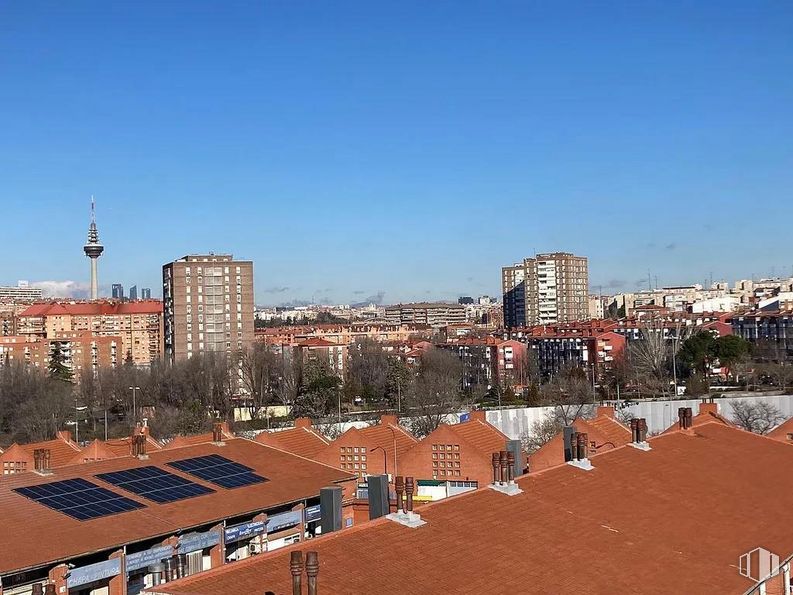 Nave en venta en Calle Cerámica, Puente de Vallecas, Madrid, 28038 con edificio, cielo, durante el día, ventana, bloque de pisos, diseño urbano, casa, paisaje urbano, barrio y horizonte alrededor