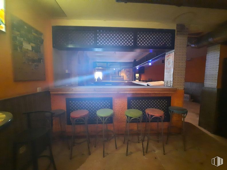 Retail for sale at Calle Marquesa de Torrelaguna, Torrelaguna, Madrid, 28180 with stool, chair, flooring, entertainment, house, event, wood, table, ceiling and building around