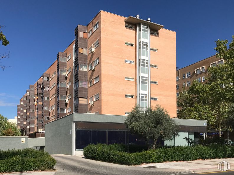 Local en venta en Calle Inspector Juan Antonio Bueno, 4, Alcorcón, Madrid, 28924 con edificio, planta, cielo, propiedad, accesorio, árbol, ventana, condominio, diseño urbano y bloque de torre alrededor