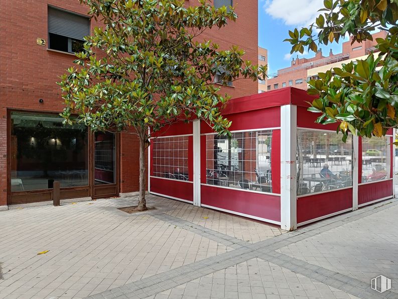 Local en venta en Calle Gainza, Usera, Madrid, 28041 con ventana, edificio, superficie de la carretera, diseño urbano, árbol, sombra, planta, puerta, acera y casa alrededor