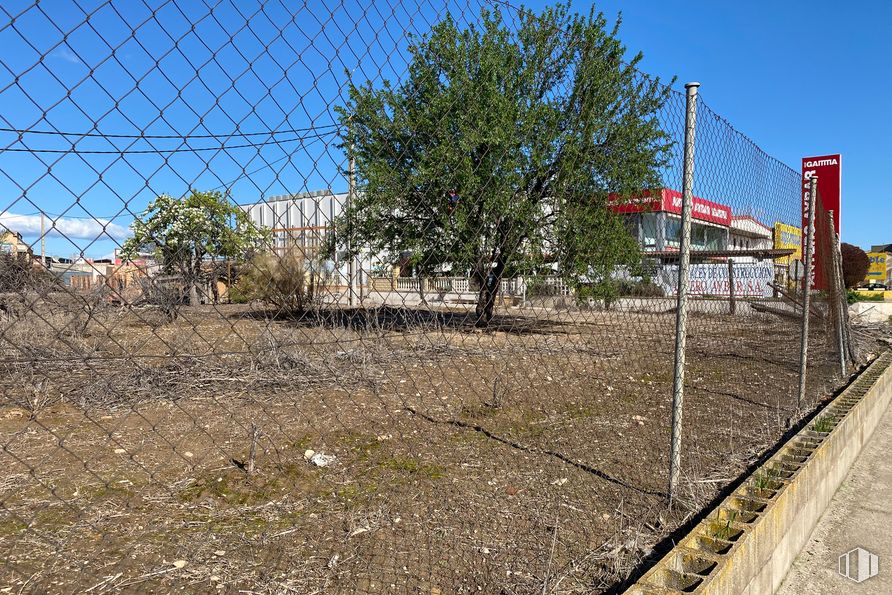 Land for sale at Carretera Fontanar, 7, Guadalajara, 19004 with sky, plant, fence, wire fencing, tree, land lot, mesh, track, residential area and home fencing around