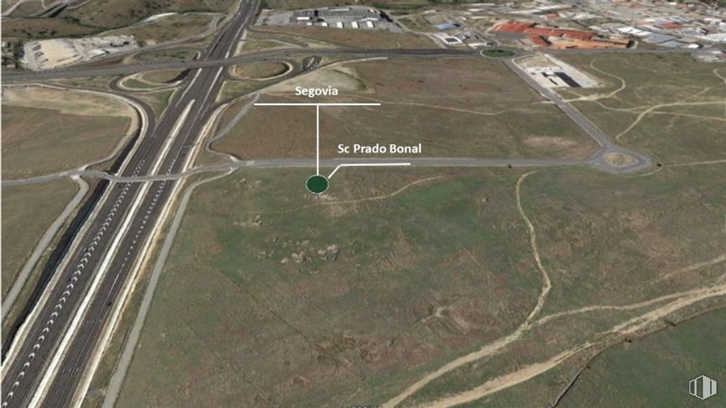 Land for sale at Sector Prado Bonal UZD-R-02-S, Segovia, 40006 with water resources, land lot, air travel, plain, landscape, aircraft, transport hub, urban design, bird's-eye view and road around