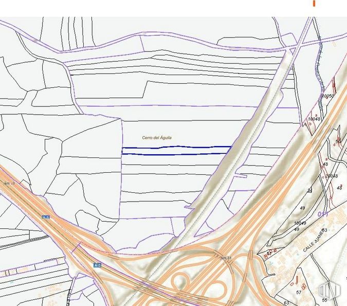 Land for sale at Parque Los Berrocales, Vicálvaro, Madrid, 28031 with racket, map, human body, slope, urban design, line, font, parallel, plan and diagram around