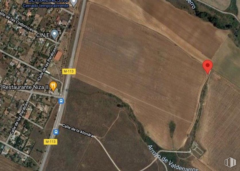 Land for sale at Carretera M-113, Fresno de Torote, Madrid, 28815 with ecoregion, map, screenshot, urban design, terrestrial plant, soil, font, landscape, slope and road around