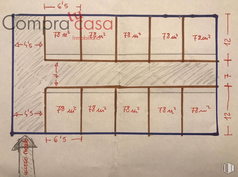 Land for sale at La Lastrilla, La Lastrilla, Segovia, 40196 with packaged goods, rectangle, font, slope, parallel, pattern, diagram, handwriting, number and square around