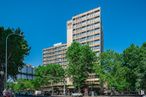 Office for rent at Calle Agustín de Foxá, 25, Chamartín, Madrid, 28036 with building, street light, sky, property, tree, tower block, vegetation, urban design, condominium and commercial building around