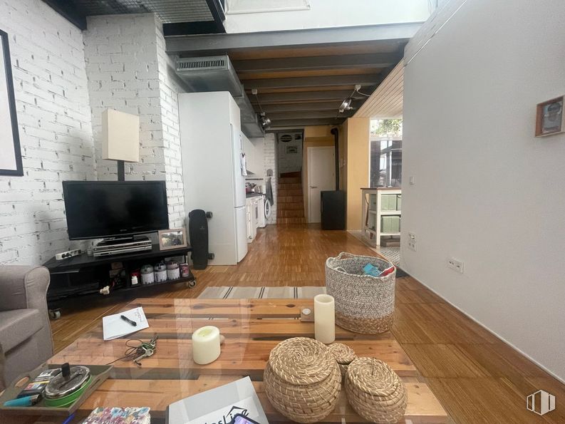 Oficina en venta en Calle Isaac Peral, Chamberí, Madrid, 28015 con televisión, mesa, alumbrado, sofá, madera, edificio, suelos, suelo, hall y sala de estar alrededor