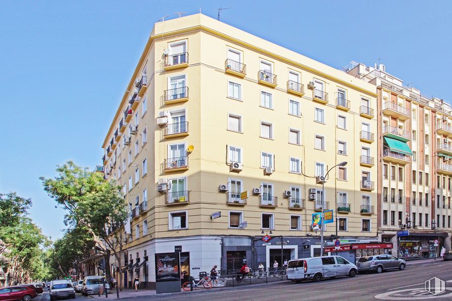 Local en venta en Paseo Delicias, 78, Arganzuela, Madrid, 28045 con edificio, camioneta, cielo, coche, vehículo terrestre, rueda, propiedad, día, neumático y ventana alrededor