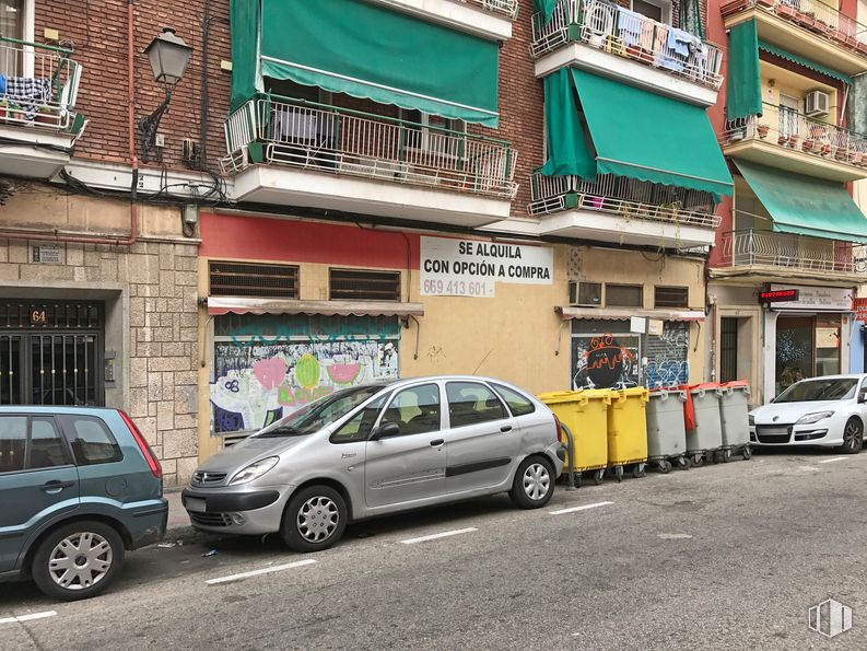 Local en alquiler y venta en Calle Juan Tornero, 64, La Latina, Madrid, 28011 con rueda, neumático, coche, contenedor de basura, ventana, vehículo terrestre, vehículo, edificio, infraestructura y vehículo motorizado alrededor