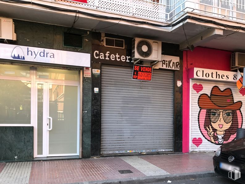 Local en venta en Calle Porto Lagos, 1, Alcorcón, Madrid, 28924 con sombrero, gafas, edificio, puerta, fedora, accesorio, fuente, fachada, ladrillo y instantánea alrededor