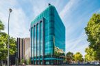 Oficina en alquiler en Paseo Castellana, 41, Chamberí, Madrid, 28046 con edificio, nube, cielo, planta, luz de la calle, torre, azur, árbol, bloque de torres y condominio alrededor