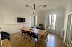 Oficina en alquiler en Calle Ferraz, Moncloa - Aravaca, Madrid, 28008 con silla, mesa de cocina y comedor, puerta, televisión, mesa, alumbrado, mueble, suelos, interiorismo y suelo alrededor