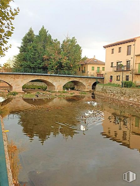 Local en alquiler y venta en Plaza Mayor, Ayllón, Segovia, 40520 con edificio, puente, agua, cielo, recursos hídricos, planta, ventana, árbol, arquitectura y curso de agua alrededor