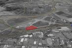 Land for sale at Parcela Industrial en el Corredor de Henares, San Fernando de Henares, Madrid, 28830 with map, infrastructure, urban design, land lot, thoroughfare, line, road, landscape, city and bird's-eye view around