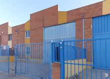 Industrial for sale at Zona industrial, Arganda del Rey, Madrid, 28500 with daytime, blue, sky, building, azure, wood, wall, composite material, rectangle and urban design around