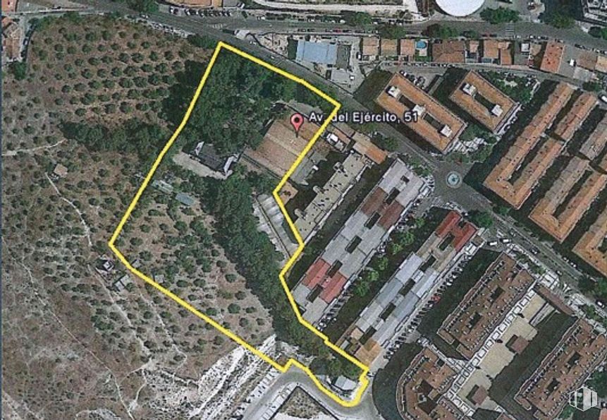 Suelo en venta en Avenida Ejército, Arganda del Rey, Madrid, 28500 con edificio, propiedad, naturaleza, mapa, lote de tierra, diseño urbano, vía pública, zona residencial, espacio público y barrio alrededor