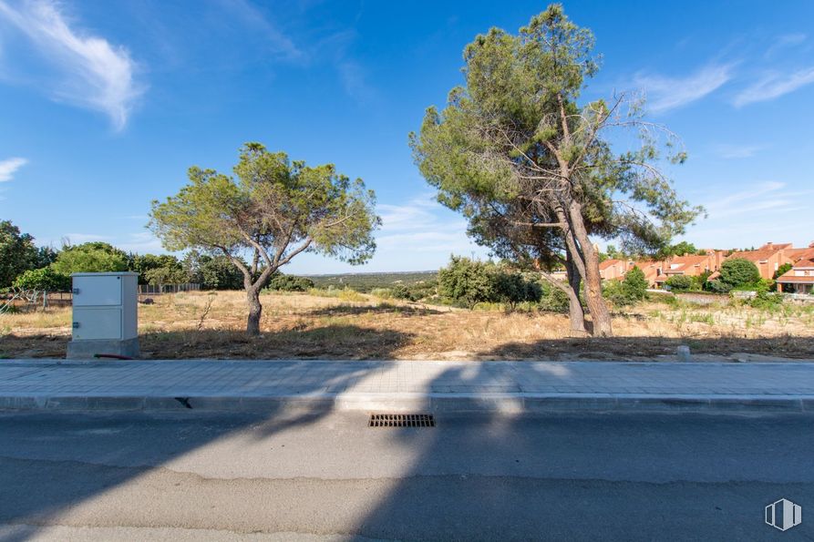 Suelo en venta en Calle Cortes, Las Rozas de Madrid, Madrid, 28015 con nube, cielo, planta, ecorregión, azul, azure, árbol, sombra, asfalto y superficie de la carretera alrededor