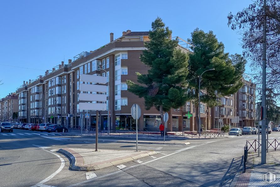 Local en alquiler y venta en Carretera Loeches, Torrejón de Ardoz, Madrid, 28850 con edificio, luz de la calle, cielo, día, planta, superficie de carretera, asfalto, árbol, diseño urbano y vía pública alrededor