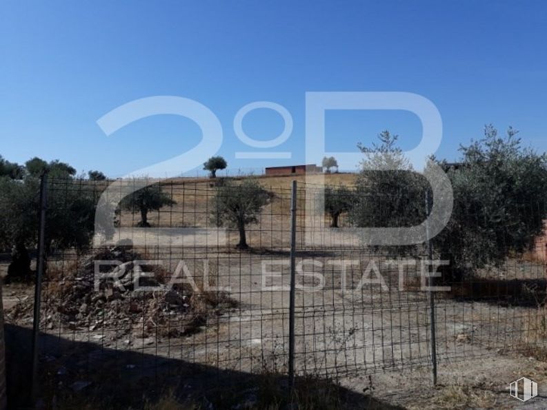 Land for sale at Calle El Molino, Calera y Chozas, Toledo, 45686 with sky, plant, land lot, tree, fence, font, landscape, cloud, facade and wire fencing around