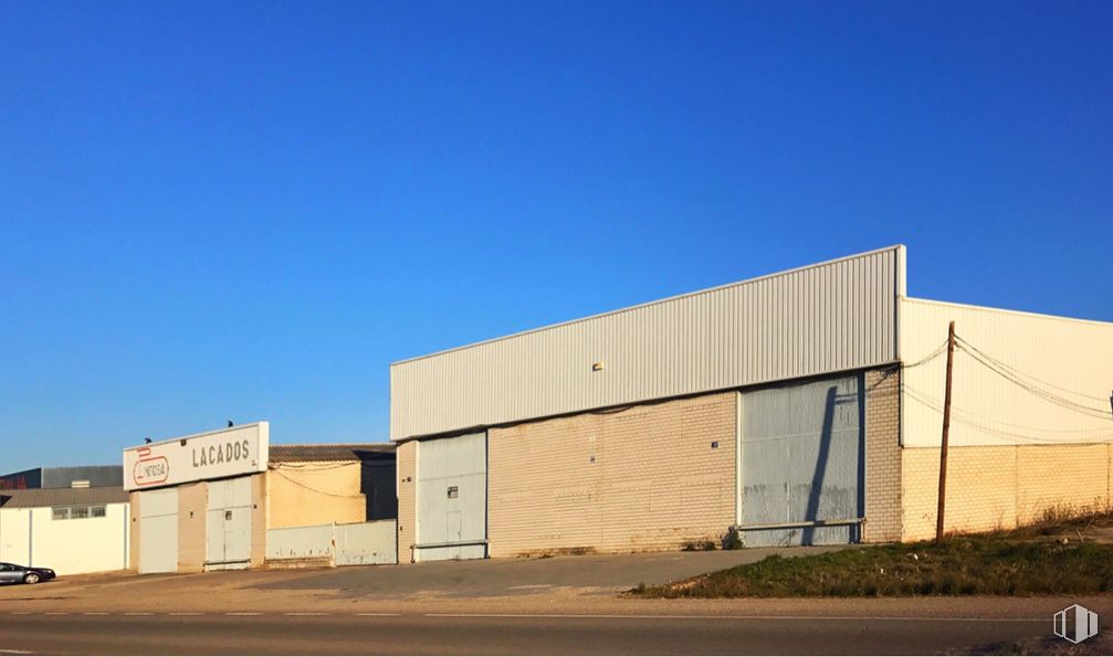 Industrial for rent at Carretera Madrid-Toledo, Km 50-200, Cabañas de la Sagra, Toledo, 45592 with building, sky, fixture, land lot, wood, asphalt, composite material, rectangle, facade and landscape around