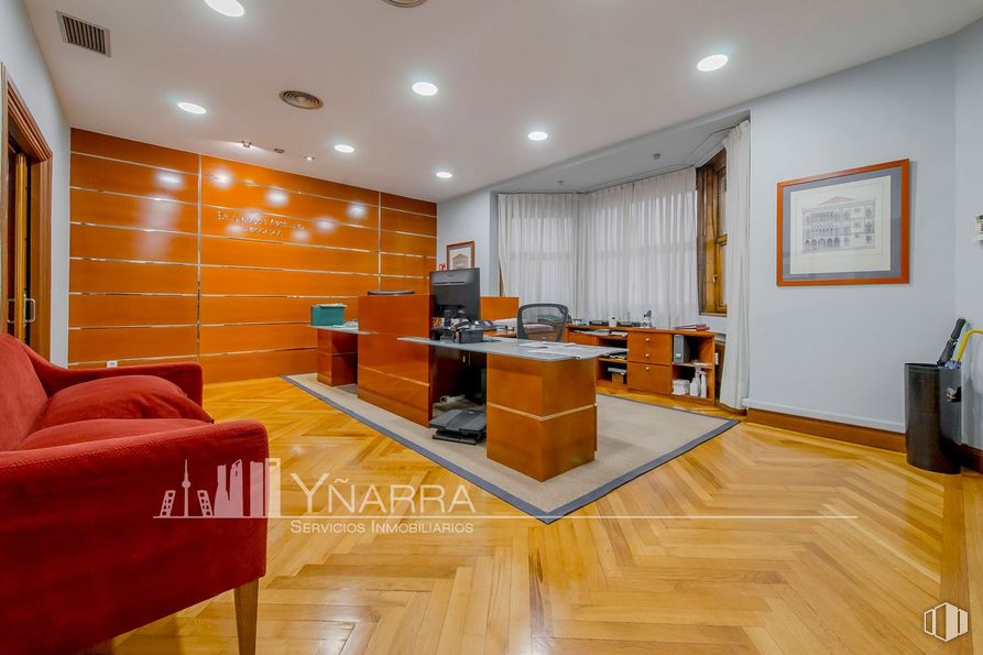 Oficina en venta en Calle Velázquez, Salamanca, Madrid, 28006 con marco, sofá, mueble, mesa, naranja, interiorismo, madera, sala de estar, suelos y silla alrededor