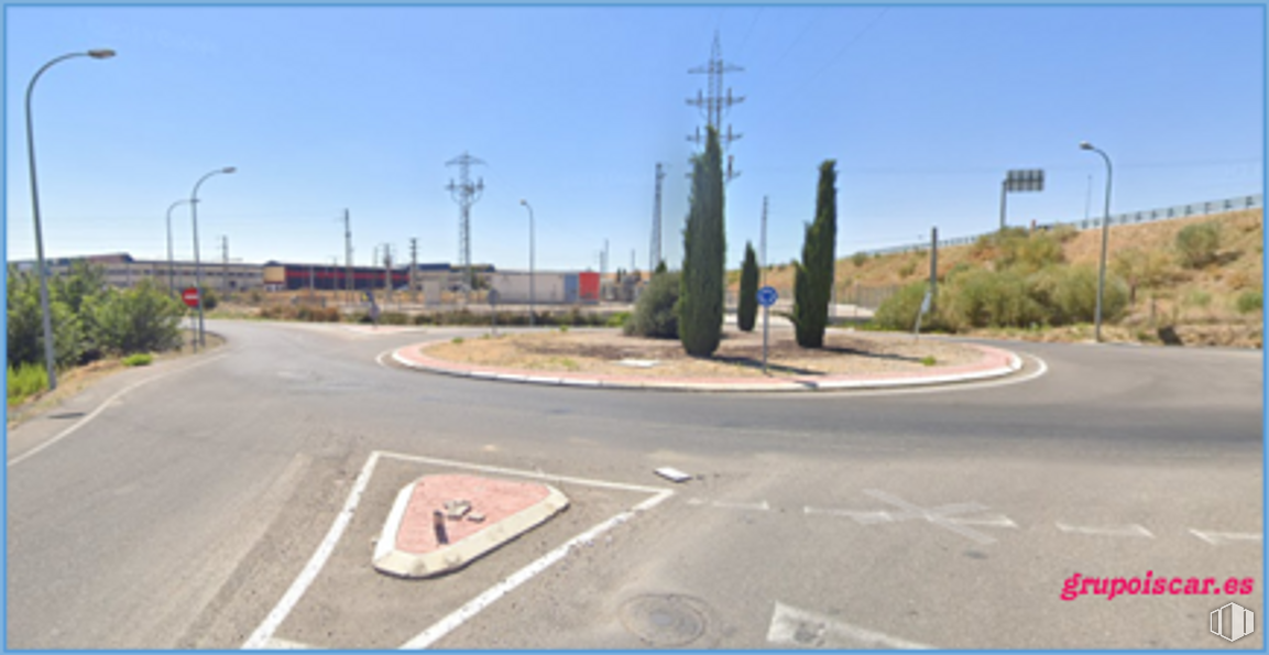 Suelo en venta en Zona Polígono Campo Tiro, Numancia de la Sagra, Toledo, 28049 con cielo, planta, propiedad, luz de la calle, infraestructura, asfalto, superficie de carretera, diseño urbano, línea y vía pública alrededor