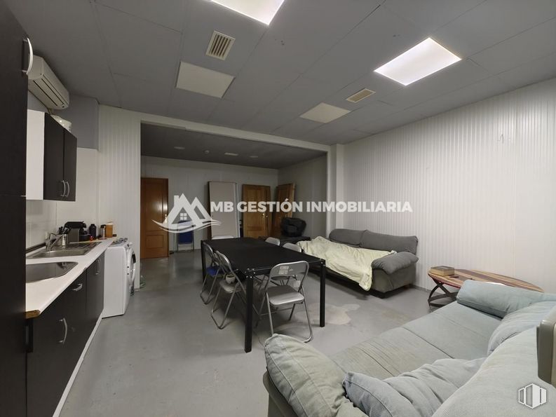 Industrial for sale at Polígono Industrial Villa Azaña, Numancia de la Sagra, Toledo, 45230 with couch, chair, furniture, table, building, comfort, interior design, lamp, living room and grey around