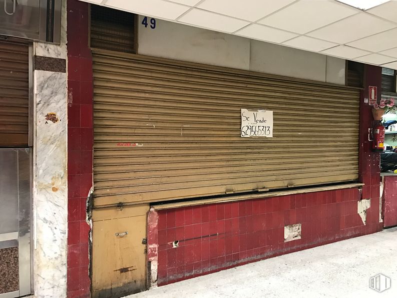 Local en venta en Calle Cataluña, 17, Getafe, Madrid, 28903 con accesorio, madera, edificio, albañilería, ladrillo, superficie de carretera, material compuesto, fachada, tintes y matices y sombra alrededor