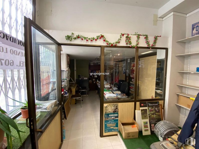 Retail for sale at Zona San Millán, Segovia, 40002 with packaged goods, plant, table, picture frame, shelf, houseplant, couch, bookcase, building and real estate around