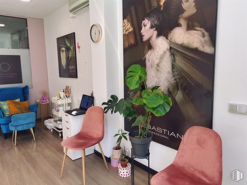 Local en alquiler en Calle Ginzo de Limia, 62, Fuencarral - El Pardo, Madrid, 28034 con silla, planta de interior, persona, marco, mueble, propiedad, verde, edificio, interiorismo y planta alrededor