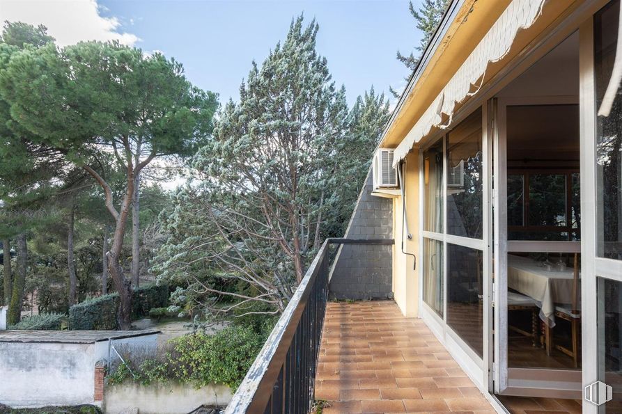 Local en alquiler y venta en Las Matas, Las Rozas de Madrid, Madrid, 28290 con madera, sombra, balcón, iluminación natural, porche, madera dura, cubierta y hotel ecológico alrededor