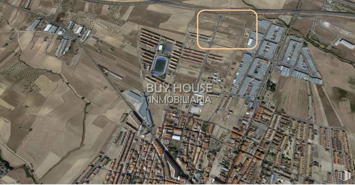 Land for sale at Zona norte, Yuncos, Toledo, 45210 with land lot, urban design, residential area, landscape, city, metropolitan area, map, bird's-eye view, mixed-use and suburb around