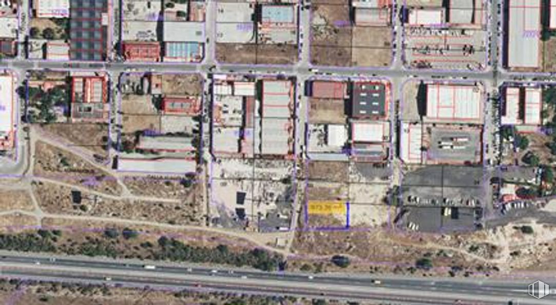 Land for sale at Calle Octubre, 238, San Blas - Canillejas, Madrid, 28022 with urban design, aerial photography, bird's-eye view, map, suburb, plan and intersection around