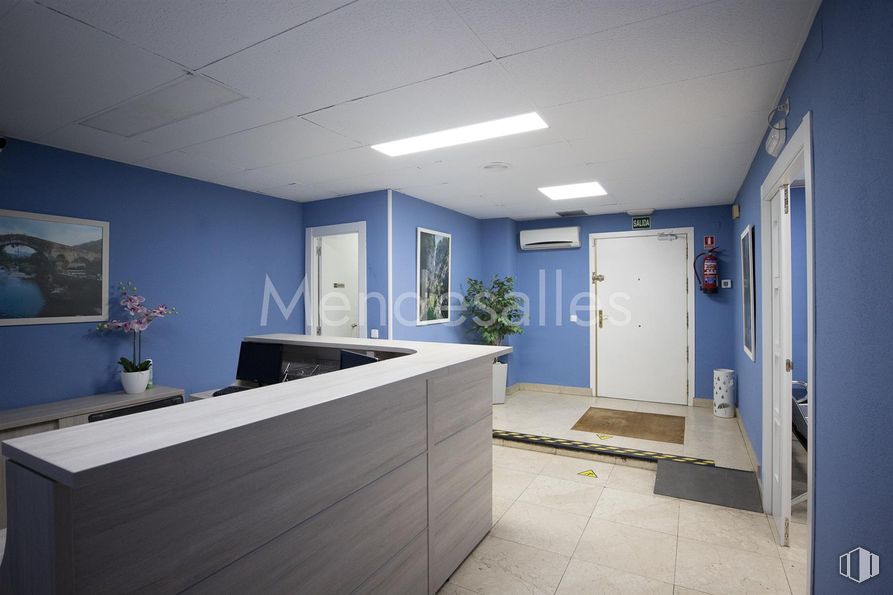 Retail for sale at Avenida Constitución, Móstoles, Madrid, 28931 with door, light fixture, lighting, houseplant, picture frame, flooring, interior design, ceiling, floor and furniture around