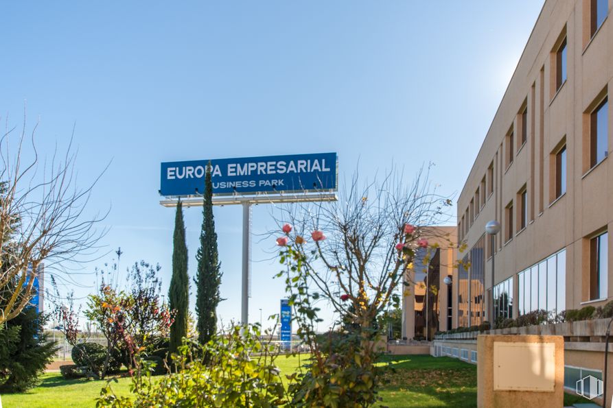 Oficina en alquiler en Edificio Londres, Playa de Liencres, 2, Las Rozas de Madrid, Madrid, 28230 con edificio, planta, cielo, infraestructura, ventana, árbol, lote de tierra, barrio, espacio público y diseño urbano alrededor