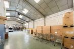 Industrial for sale at Calle Sierra de Guadarrama, San Fernando de Henares, Madrid, 28830 with shipping box, warehouse, floor, ceiling, flooring, inventory, composite material, cardboard packaging, metal and box around