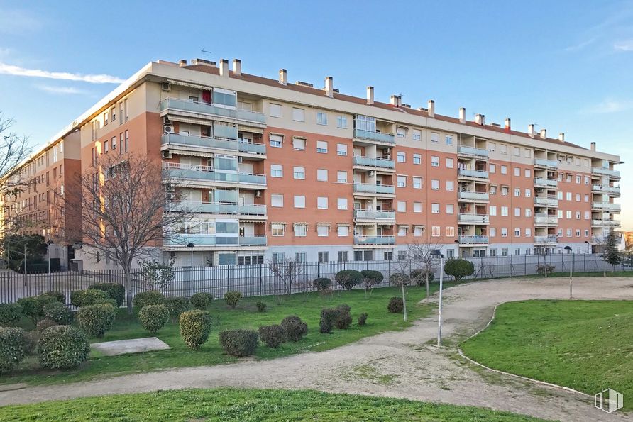 Retail for rent at Calle Lago Blanco, 4, Parla, Madrid, 28980 with building, sky, plant, cloud, window, tree, tower block, land lot, urban design and condominium around