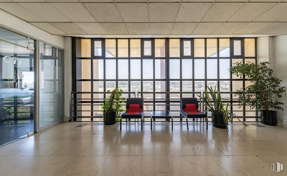 Oficina en venta en Edificio Informa, Avenida Industria, 32, Alcobendas, Madrid, 28108 con silla, planta de interior, ventana, puerta, mueble, planta, edificio, hall, accesorio y interiorismo alrededor