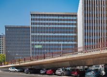 Office for rent at Edificio Centro Norte, Agustín de Foxá, 29, Chamartín, Madrid, 28036 with car, building, wheel, daytime, sky, skyscraper, vehicle, tire, architecture and tower block around