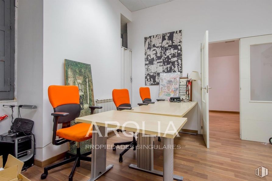 Oficina en venta en Calle Ferraz, Moncloa - Aravaca, Madrid, 28008 con silla, mesa, mueble, madera, interiorismo, marco, suelos, suelo, accesorio y casa alrededor