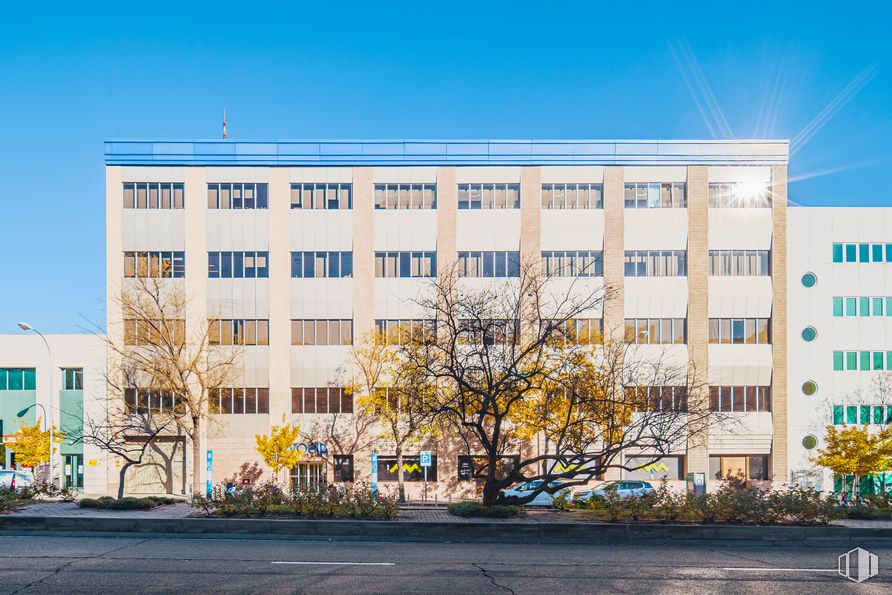 Office for rent at Calle Méndez Álvaro, 9 , Arganzuela, Madrid, 28045 with building, sky, plant, window, tree, tower block, urban design, condominium, fixture and residential area around