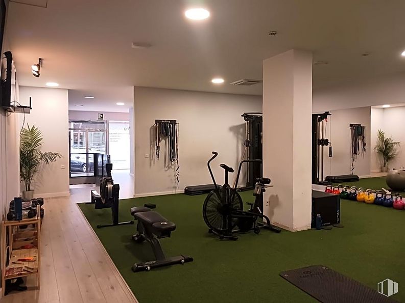 Retail for sale at Barrio Castellana, Salamanca, Madrid, 28006 with houseplant, furniture, plant, building, treadmill, exercise machine, flooring, floor, real estate and ceiling around