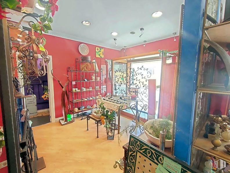 Retail for rent at Calle Nuestra Señora de Valverde, 47, Fuencarral - El Pardo, Madrid, 28034 with houseplant, property, decoration, building, interior design, art, wall, flooring, ceiling and retail around