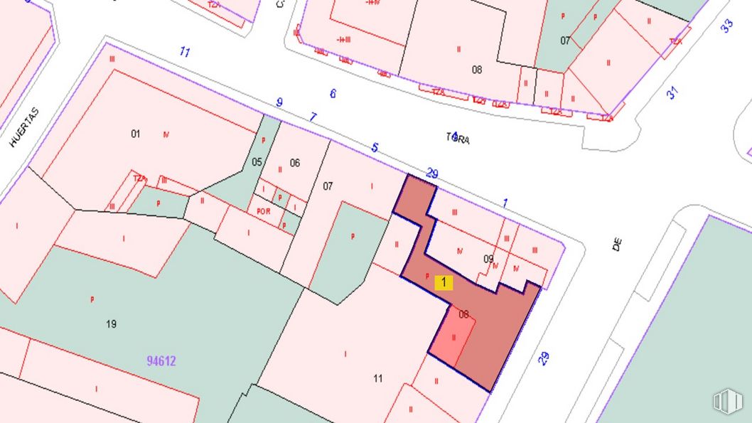 Suelo en venta en Calle Madrid, Humanes de Madrid, Madrid, 28970 con propiedad, mapa, esquema, arquitectura, fuente, lote de terreno, línea, diseño urbano, en paralelo y rectángulo alrededor