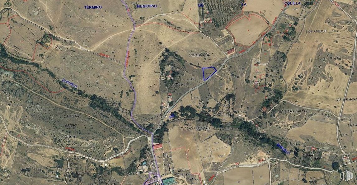 Land for sale at Carretera Duruelo - La Colilla, La Colilla, Ávila, 05192 with ecoregion, map, screenshot, atlas, aerial photography, soil and circle around