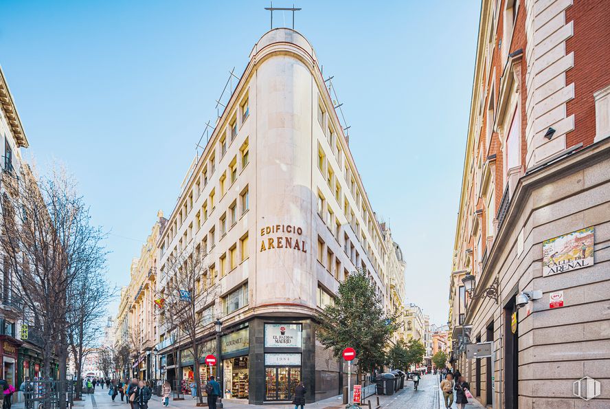 Oficina en alquiler en Calle Arenal, 7, Centro, Madrid, 28013 con edificio, cielo, planta, árbol, barrio, rascacielos, fachada, edificio comercial, metrópolis y hito alrededor