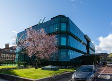 Office for rent at Calle Gobelas, 15, Moncloa - Aravaca, Madrid, 28023 with car, building, sky, cloud, plant, vehicle, tire, infrastructure, tree and vehicle registration plate around