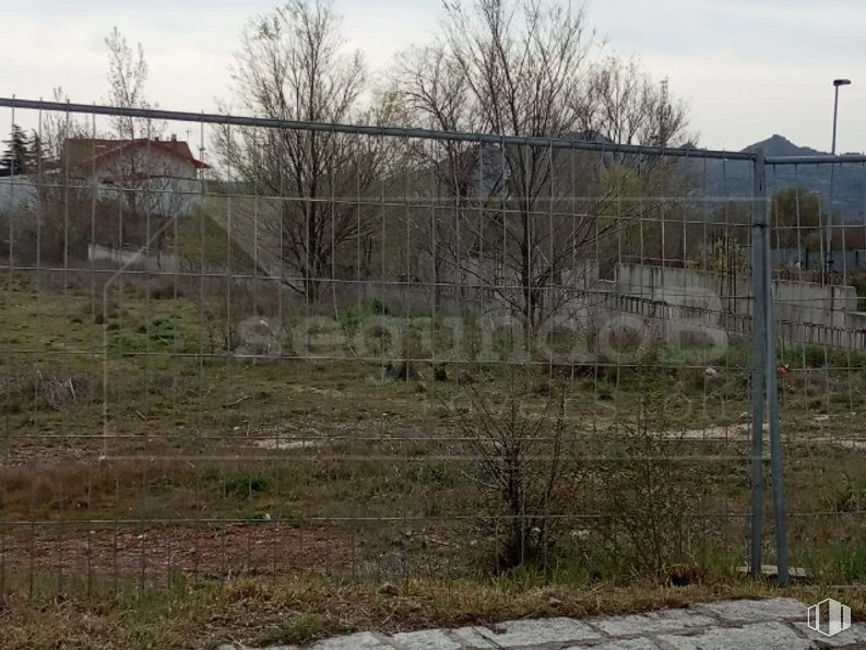 Land for sale at Calle Cruz Caídos, 12, Lozoyuela-Navas-Sieteiglesias, Madrid, 28752 with sky, plant, land lot, cloud, grass, tree, wire fencing, fence, overhead power line and landscape around