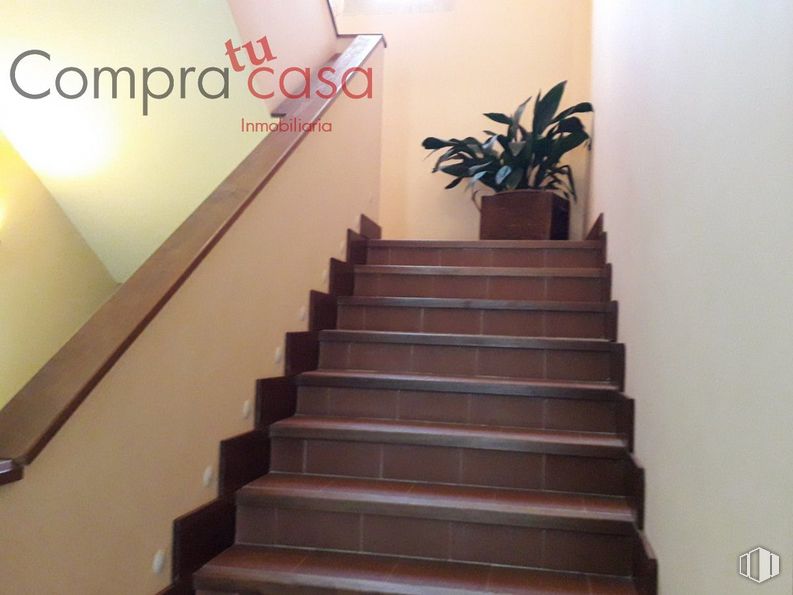 Retail for sale at Zona Carretera de Valladolid, La Lastrilla, Segovia, 40196 with houseplant, property, plant, stairs, wood, building, interior design, flooring, floor and house around